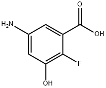 5-aMino-2-fluoro-3-hydroxybenzoic acid Structure