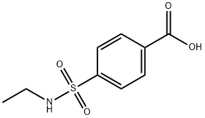 4-[(ETHYLAMINO)SULFONYL]BENZOIC ACID,10252-64-9,结构式