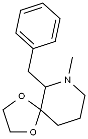 102520-50-3 1,4-Dioxa-7-azaspiro(4,5)decane, 7-methyl-6-(phenylmethyl)-