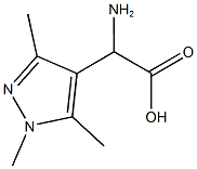 아미노(1,3,5-트리메틸-1H-피라졸-4-일)아세트산(SALTDATA:1.97HCl·H2O)
