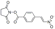 N-succinimidyl-4-(2-nitrovinyl)benzoate 化学構造式