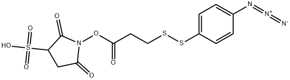 sulfosuccinimidyl (4-azidophenyldithio)propionate Structure