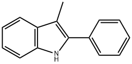 3-METHYL-2-PHENYL-1H-INDOLE 结构式