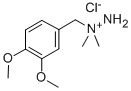1-(3,4-Dimethoxybenzyl)-1,1-dimethylhydrazonium chloride Struktur