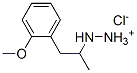 [1-(2-methoxyphenyl)propan-2-ylamino]azanium chloride 化学構造式