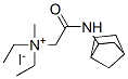 diethyl-methyl-(norbornan-2-ylcarbamoylmethyl)azanium iodide|