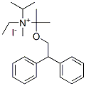 2-(2,2-diphenylethoxy)ethyl-methyl-dipropan-2-yl-azanium iodide,102571-22-2,结构式