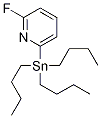 2-Fluoro-6-(tributylstannyl)pyridine 96% 化学構造式