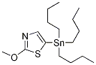 2-Methoxy-5-(tributylstannyl)-1,3-thiazole 化学構造式