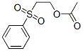 Acetic acid 2-(phenylsulfonyl)ethyl ester Structure