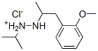 [1-(2-methoxyphenyl)propan-2-ylamino]-propan-2-yl-azanium chloride|