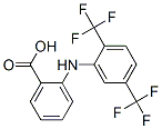 2-[[2,5-bis(trifluoromethyl)phenyl]amino]benzoic acid 结构式