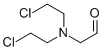 2-[ビス(2-クロロエチル)アミノ]アセトアルデヒド 化学構造式