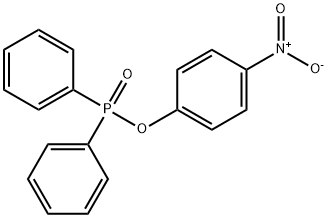 1-diphenylphosphoryloxy-4-nitro-benzene Structure