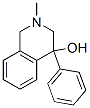 2-メチル-4-フェニル-1,2,3,4-テトラヒドロイソキノリン-4-オール 化学構造式