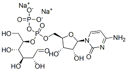 cytidine 5'-diphosphoglucose, disodium salt Struktur