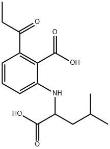 N-((R,S)-2-CARBOXY-3-PHENYLPROPIONYL)-L- LEUCINE Structure