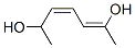 2,4-Heptadiene-2,6-diol, (Z,Z)- (9CI) Structure