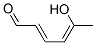 2,4-Hexadienal, 5-hydroxy-, (E,Z)- (9CI) Structure