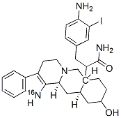 102606-26-8 17-hydroxy-20-yohimban-16-(N-4-amino-3-iodophenethyl)carboxamide