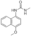 1-(4-Methoxy-1-naphthyl)-3-methylurea,102613-42-3,结构式