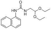 1-(1-Naphthyl)-3-(2,2-diethoxyethyl)urea Struktur