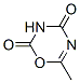 2H-1,3,5-Oxadiazine-2,4(3H)-dione,  6-methyl- 化学構造式