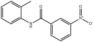 N-(2-甲基苯基)-3-硝基苯甲酰胺, 102631-02-7, 结构式