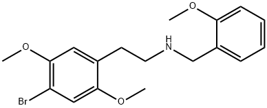 2-(4-broMo-2,5-diMethoxyphenyl)-N-(2-Methoxybenzyl)ethanaMine Structure