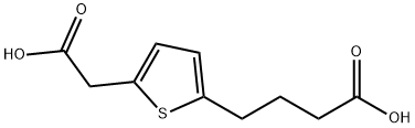 4-(5-(carboxyMethyl)thiophen-2-yl)butanoic acid Structure