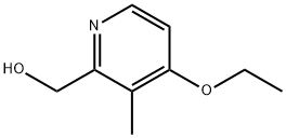 4-乙氧基-3-甲基吡啶-2-甲醇 结构式