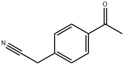 4-アセチルベンゼンアセトニトリル 化学構造式