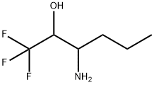 3-amino-1,1,1-trifluorohexan-2-ol Structure