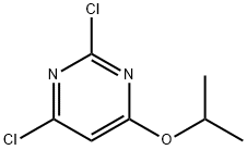 2,4-二氯-6-异丙氧基嘧啶 结构式