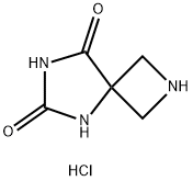 2,5,7-Triazaspiro[3.4]octane-6,8-dione hydrochloride 结构式