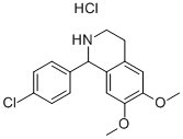 1-(4-CHLOROPHENYL)-6,7-DIMETHOXY-1,2,3,4-TETRAHYDROISOQUINOLINE HYDROCHLORIDE Structure