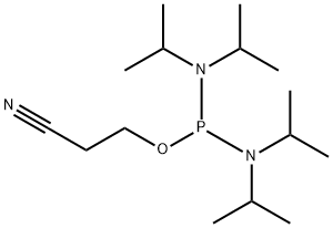 2-Cyanoethyl N,N,N',N'-tetraisopropylphosphorodiamidite Struktur