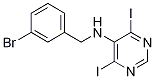 N-(3-BROMOBENZYL)-4,6-DIIODOPYRIMIDIN-5-AMINE Structure