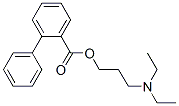 3-diethylamino-1-propanol 2-phenylbenzoate Struktur