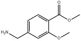 Benzoic acid, 4-(aminomethyl)-2-methoxy-, methyl ester Structure