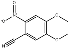 4,5-二甲氧基-2-硝基氰苯, 102714-71-6, 结构式