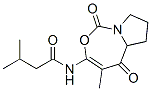 (-)-3-Methyl-N-[5a,6,7,8-tetrahydro-4-methyl-1,5-dioxo-5H-pyrrolo[1,2-c][1,3]oxazepin-3-yl]butanamide Structure