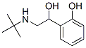 Benzenemethanol, alpha-(((1,1-dimethylethyl)amino)methyl)-2-hydroxy-,  (+-)- Structure