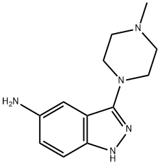 3-(4-Methylpiperazin-1-yl)-1H-indazol-5-aMine Structure