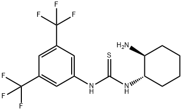 N-[(1S,2S)-2-aMinocyclohexyl]-N'-[3,5-bis(trifluoroMethyl)phenyl]-Thiourea 化学構造式