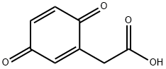 Benzoquinoneacetic acid 化学構造式