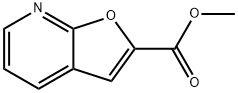 METHYL-FURO[2,3-B]PYRIDINE-2-CARBOXYLIC ACID 化学構造式