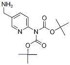 5-氨基乙基-2-(N,N-二叔丁氧羰氨基)吡啶,1027511-51-8,结构式