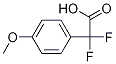 2,2-difluoro-2-(4-methoxyphenyl)acetic acid Struktur