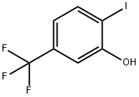 2-碘-5-三氟甲基苯酚,102771-00-6,结构式